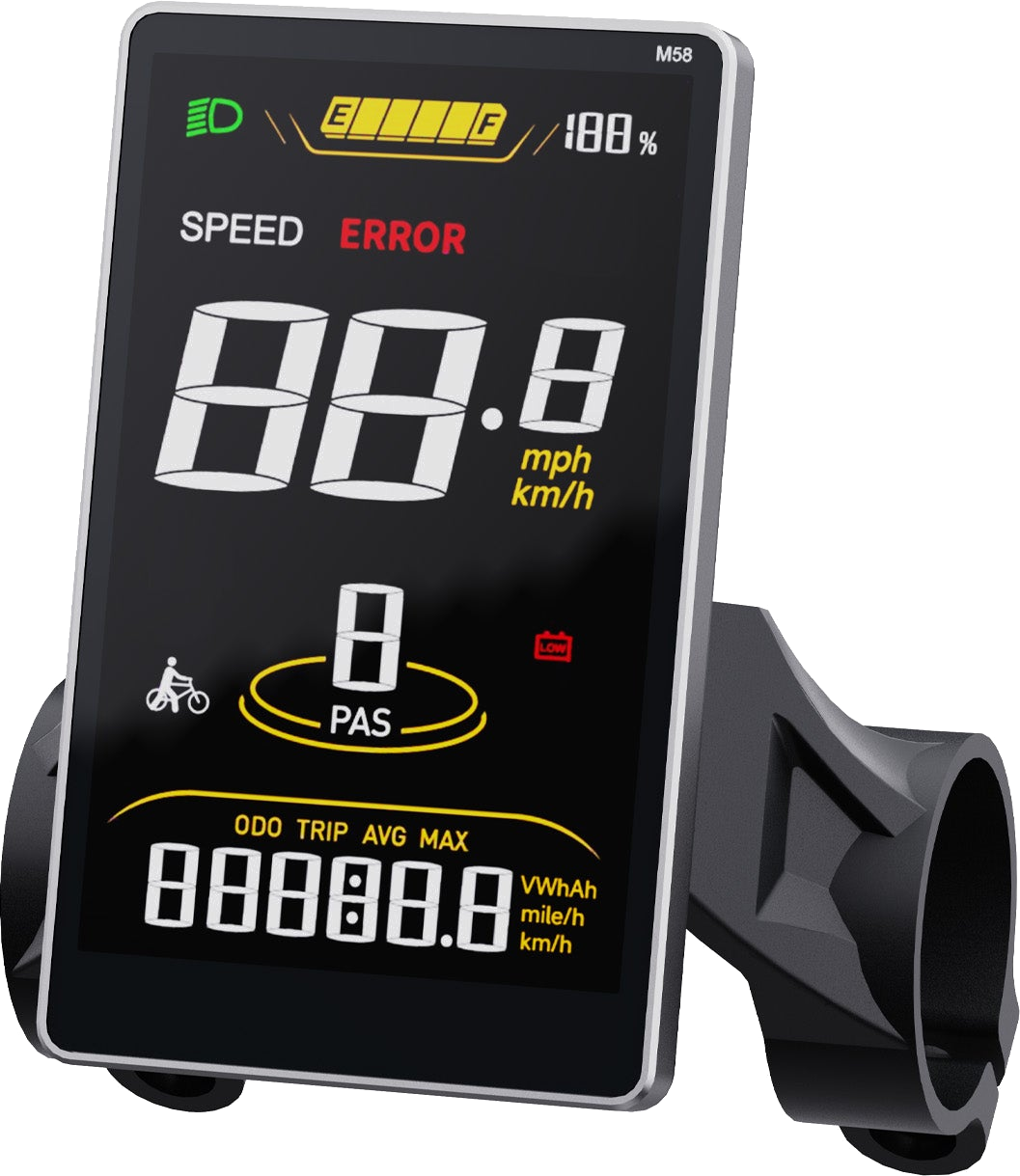 Zaslon SW2-58 za električno kolo